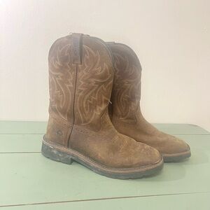 Wolverine brown leather boots 9m